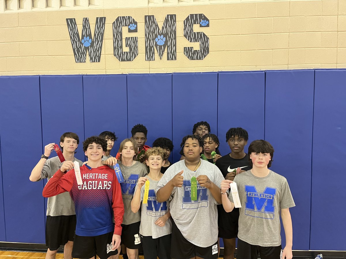 WGMS Athletics (@wgmsathletics) on Twitter photo Congratulations WGMS boys track team on the South Zone Meet...advancing several 7th and 8th grade athletes to the Metro District Meet next week!!!💪💙
Go Wildcats!!!
<a href="/MISD_Athletics/">Midlothian ISD Athletics</a>
<a href="/WGMSWildcats/">Walnut Grove M.S.</a> Congratulations WGMS boys track team on the South Zone Meet...advancing several 7th and 8th grade athletes to the Metro District Meet next week!!!💪💙
Go Wildcats!!!
<a href="/MISD_Athletics/">Midlothian ISD Athletics</a>
<a href="/WGMSWildcats/">Walnut Grove M.S.</a>
