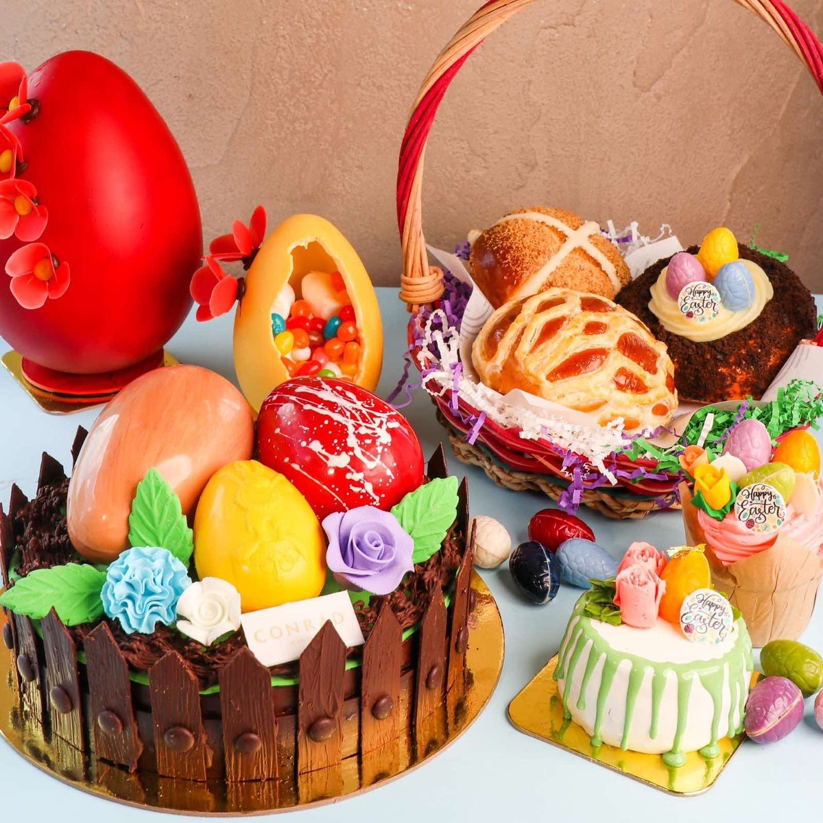 Celebrate Easter with festive culinary gems at Conrad Manila 🐣

Easter Feast (lunch / dinner) | April 9 | From PHP 3,500++ per person | Brasserie on 3

Enchanting Easter | now until April 9 | From PHP 150 nett | Bru Coffee Bar

☎️ +63 2 8833 9999
📧 MNLMB.FB@conradhotels.com