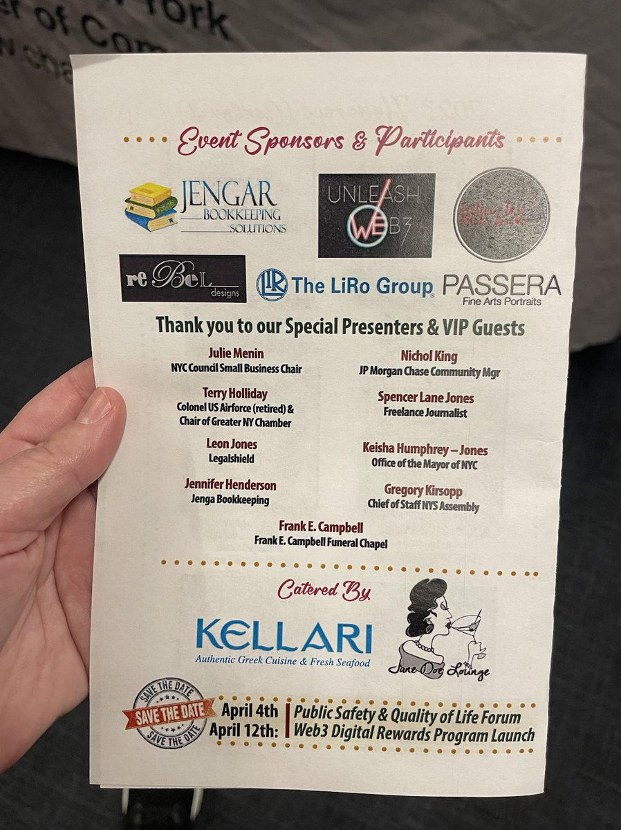 UnleashWeb3's tweet image. We&apos;re proud to be a sponsor of @NYChamber&apos;s Women&apos;s History Month Reception &amp;amp; celebrate the incredible achievements of #NYC women!