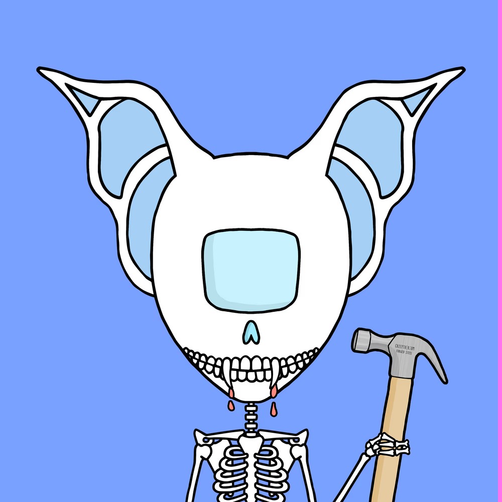 Let's get HAMMERED!! <a href="/creepthereum/">CREEPTHΞRΞUM - MINTING NOW</a> !🩸🔨🩸🔨 What movie is this creepy lil Deathite inspired by <a href="/cyberocelot29/">✨ ¢увєя σ¢єℓσт 💀</a>?