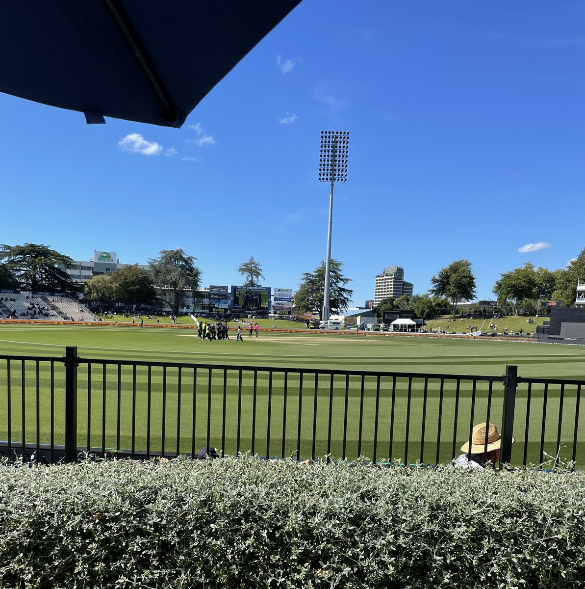 Great start to the afternoon. Nice work <a href="/BLACKCAPS/">BLACKCAPS</a>
