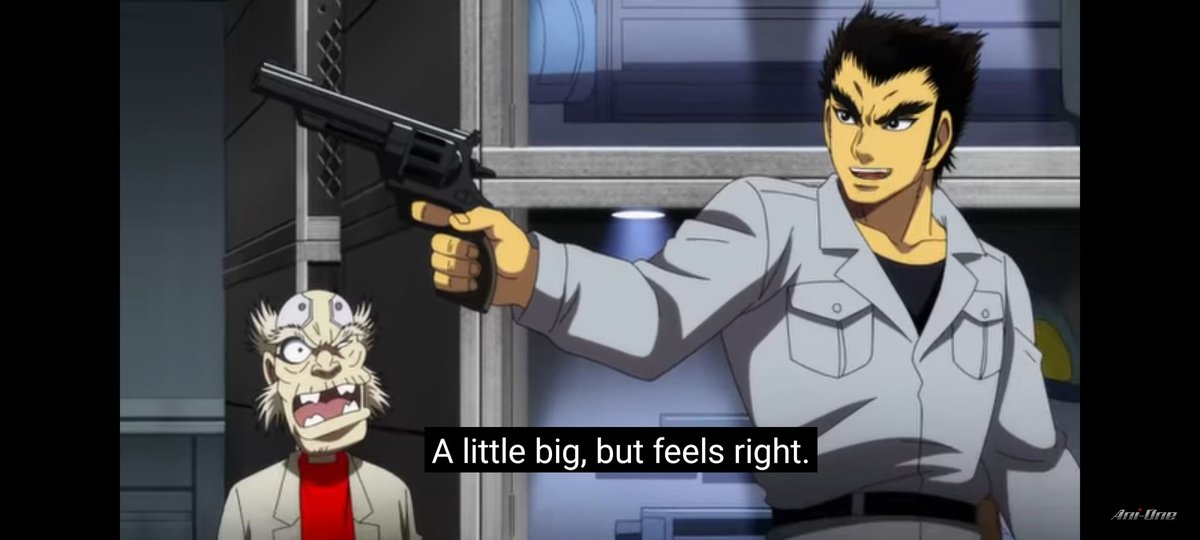 Zenon1744747's tweet image. Ok this is cute because Takuma uses Ryoma old revolver
#GetterRoboArc