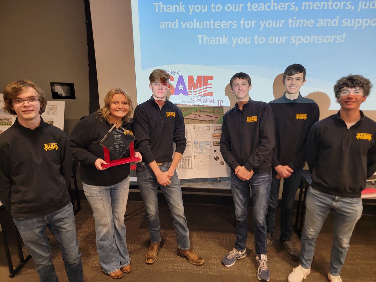 Post president award. Champion of the SMP competition