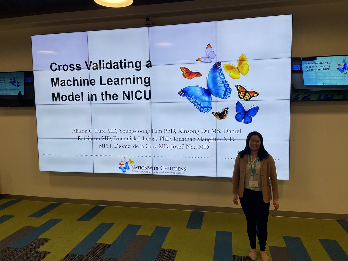 Proud of my better half <a href="/Allison_Lure/">Allison C Lure</a> on this #NationalDoctorsDay presenting her work this past weekend on developing machine learning models in the NICU at <a href="/DELPHI_neo/">Delphi Innovation</a>! #NEOtwitter