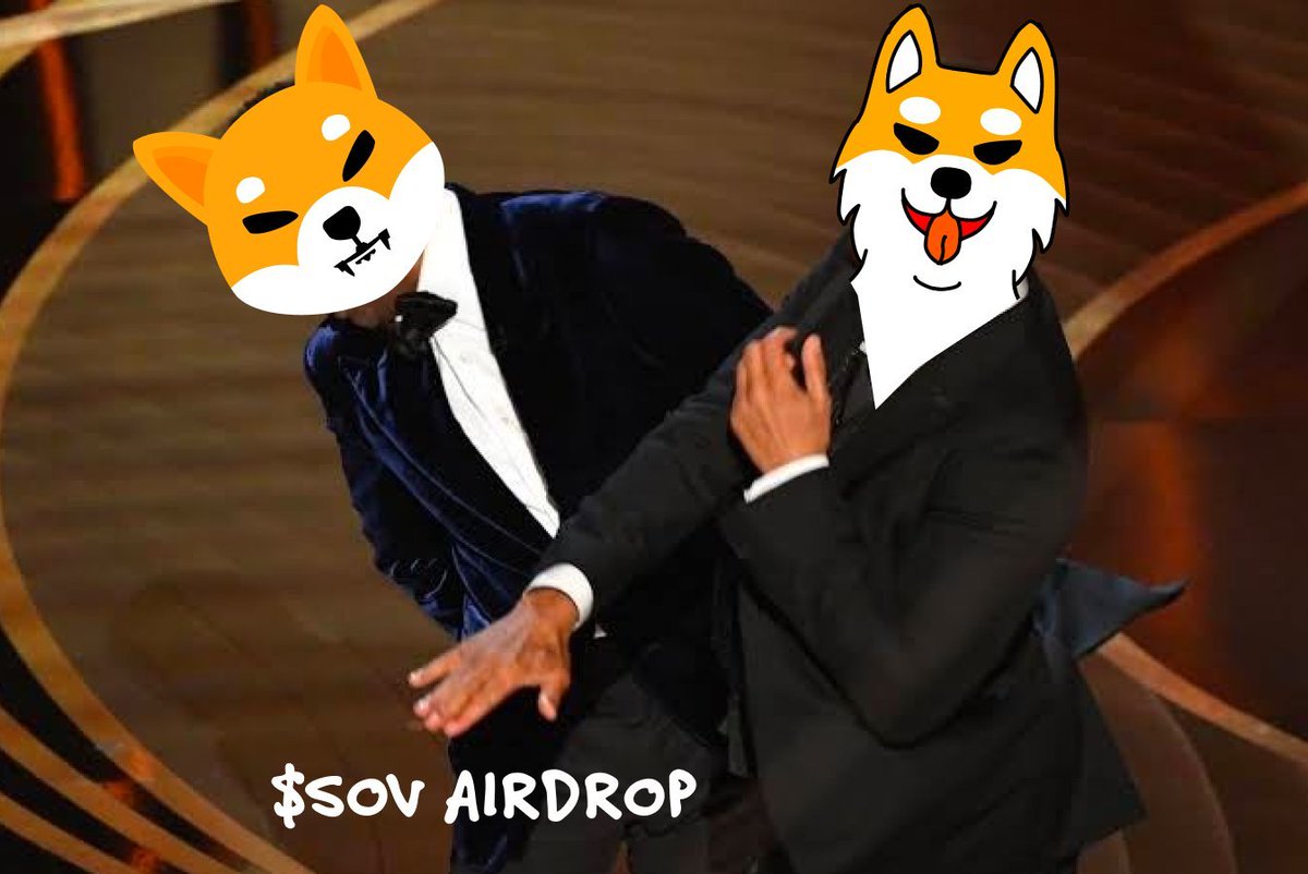 The $SOV #Airdrop for active $SHIB holders (240K+ wallets) is currently worth over 150 USD each. 🪂

❤️ For the lucky #shibes who get 100x, it's currently over 15,000 USD.