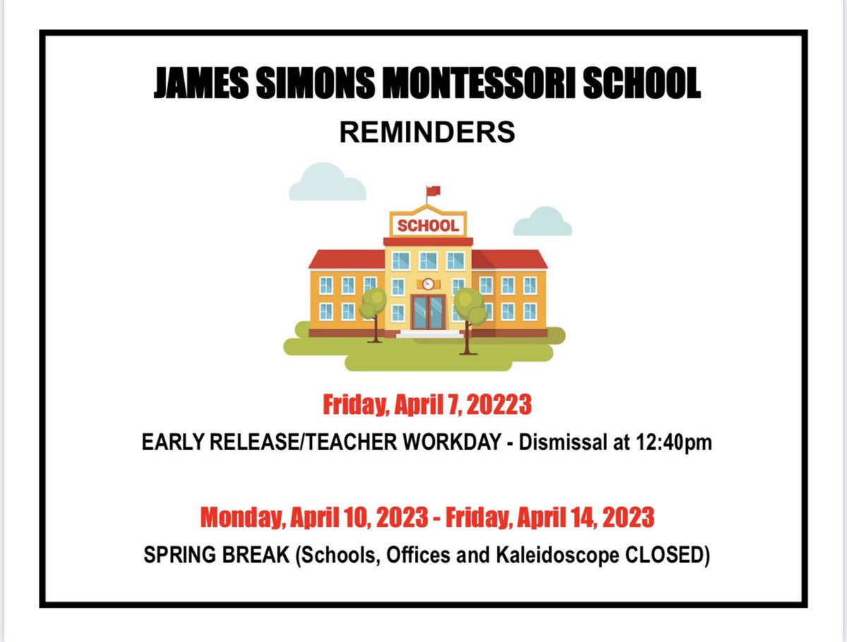 James Simons Montessori School (@jamessimonsmont) on Twitter photo 