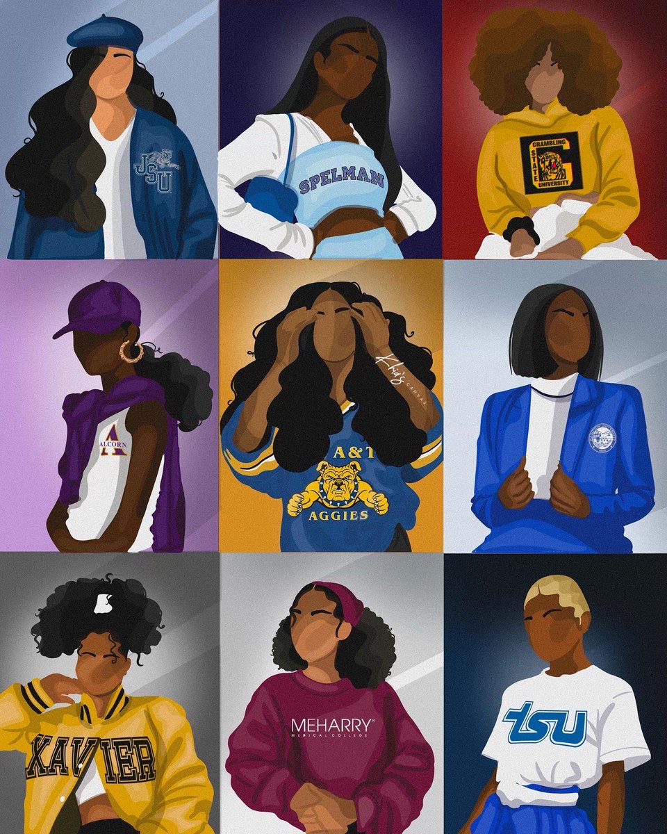 It’s just something different in the air during the spring time at an HBCU ✨
Art by me 🫶🏾