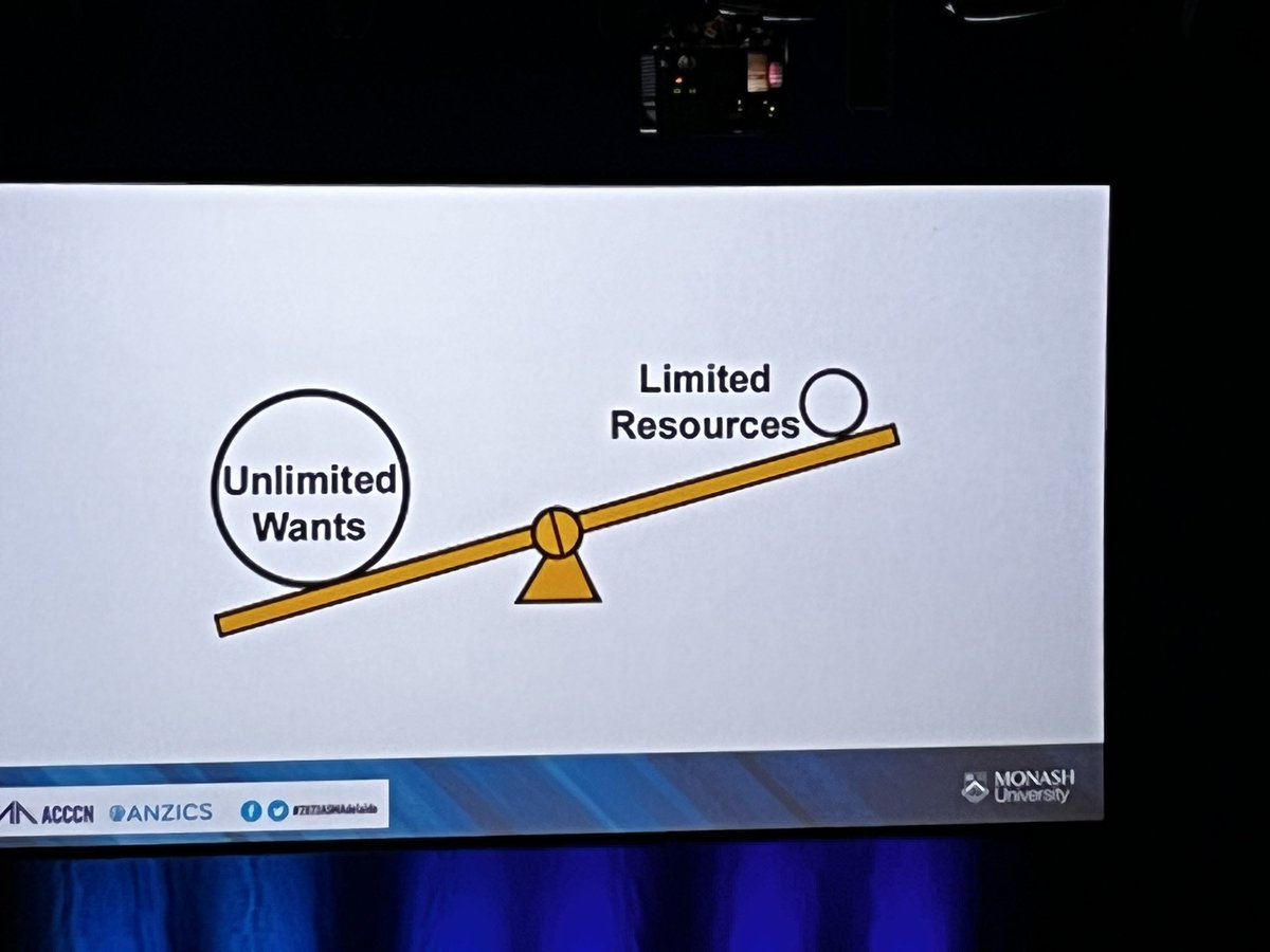 deblong_picu's tweet image. @iculisah reminding us of the importance of #costeffectiveness analysis alongside of clinical trials. 💰 doesn’t grow on 🌳 and resources are scarce. #2023ASMAdelaide @ANZICSACCCN_ASM @anzicsctg