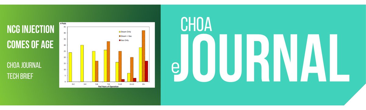 CHOA Journal Tech Brief
SAGD’s Got Gas: NCG Injection Comes of Age!
by BRUCE CAREY, CHOA JOURNAL EDITORIAL COMMITTEE

READ ARTICLE HERE: issuu.com/choajournal/do…