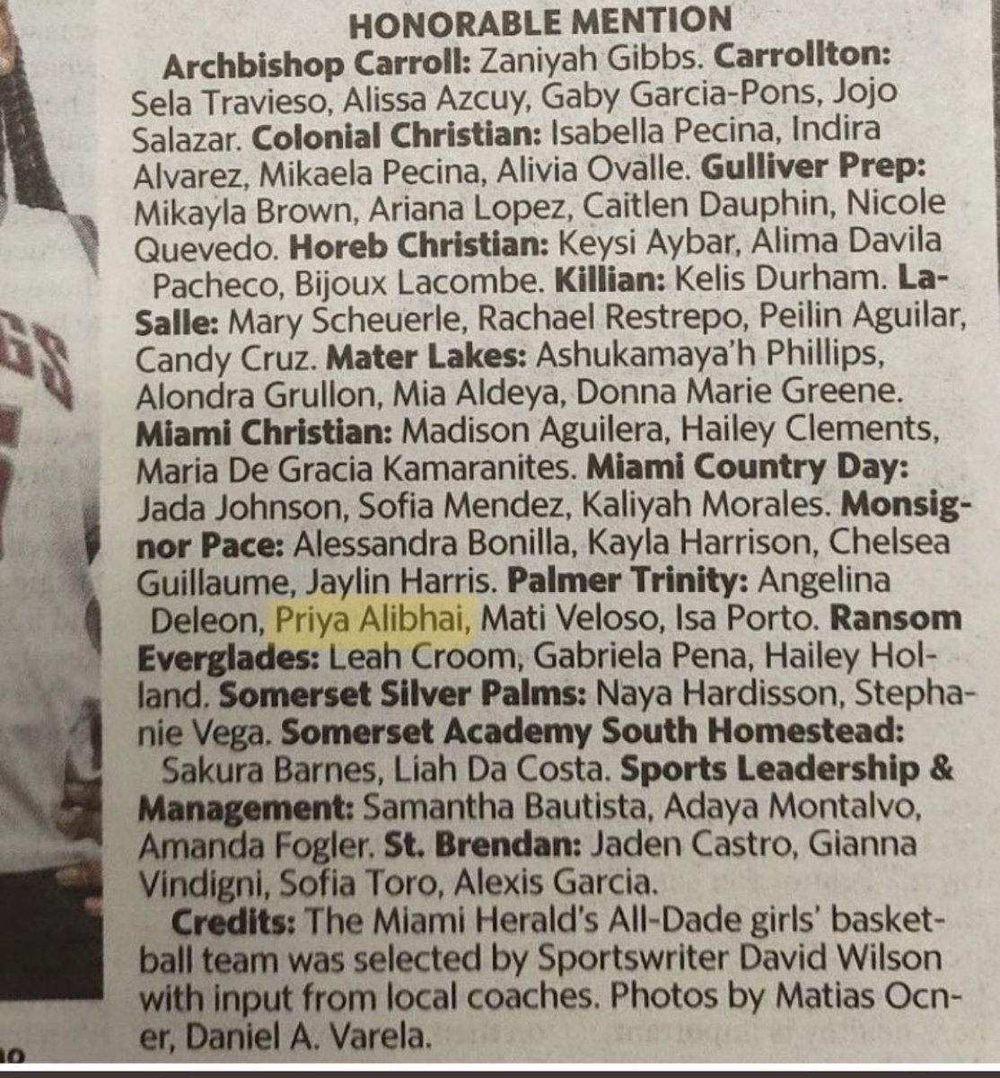 super excited to get Honorable Mention All Miami Dade!🤍💪🏽 <a href="/miamisunssouth/">Miami Suns South</a>