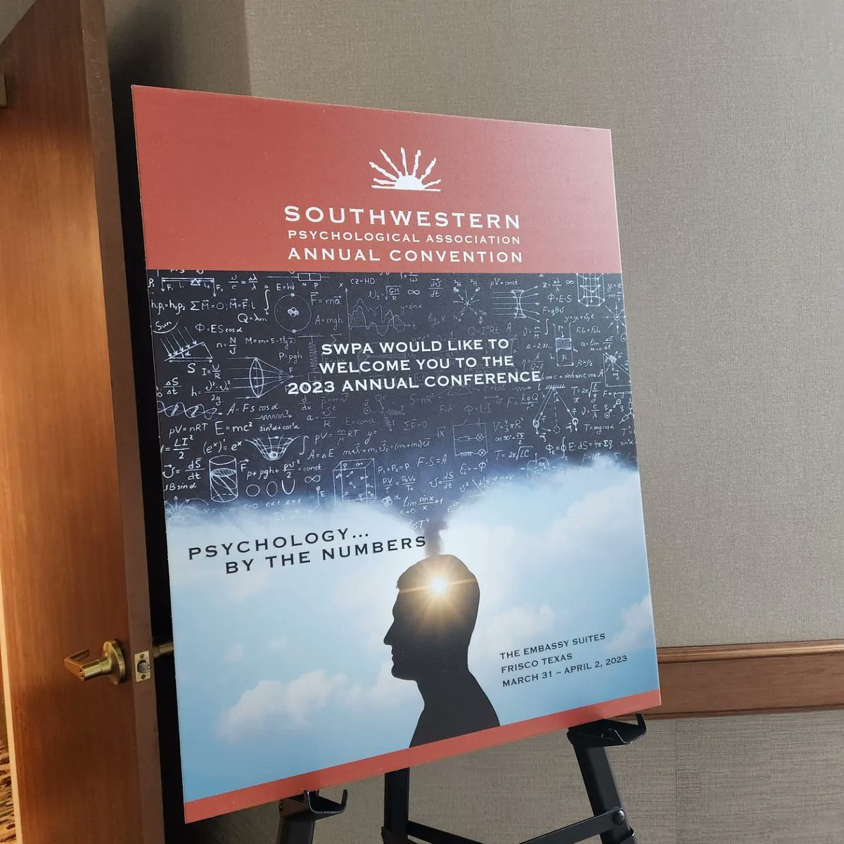 On-site registration for #SWPA2023 #SouthwesternPsychologicalAssociation #PsychologybytheNumbers #PsychologicalScience