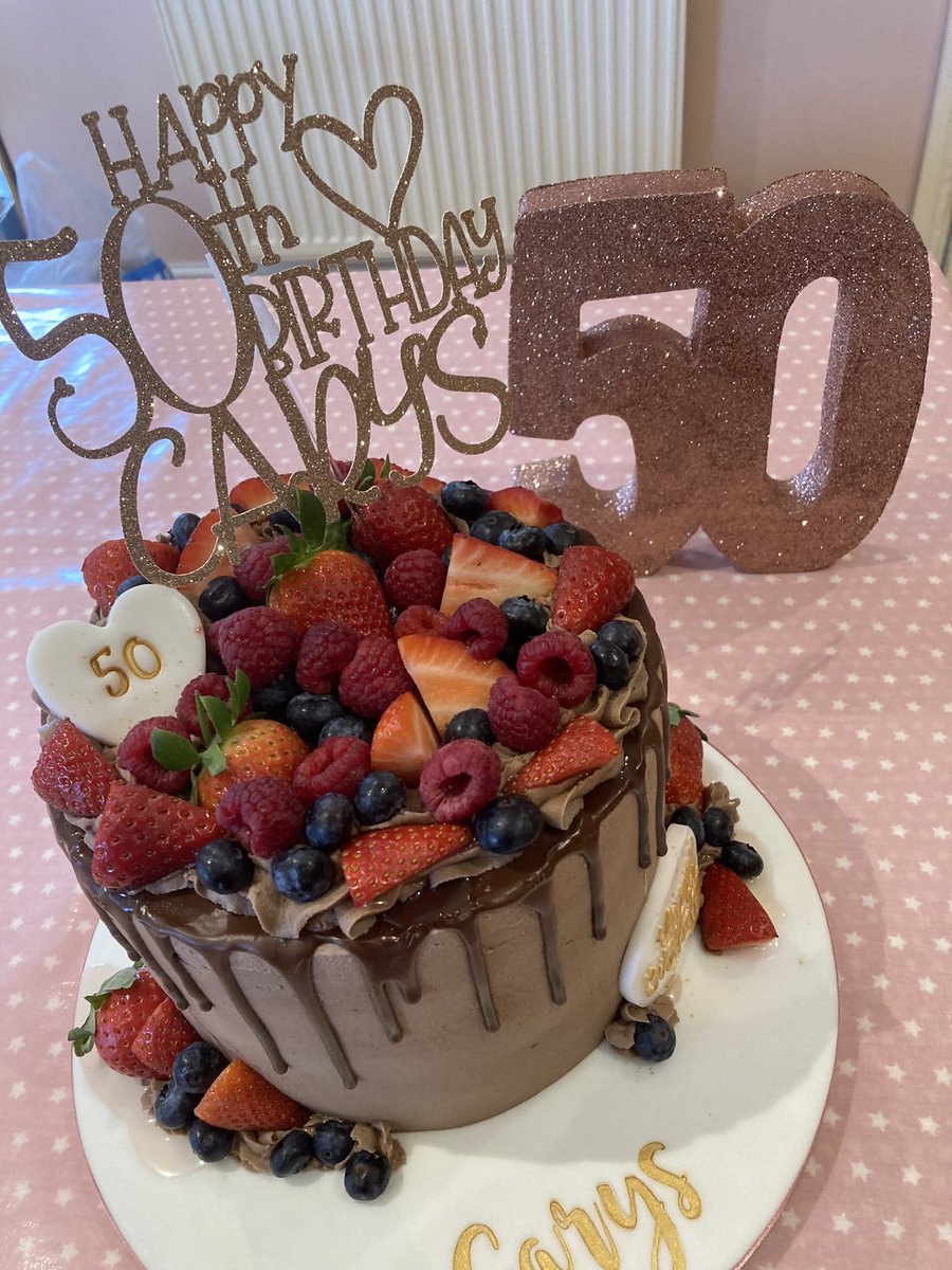 Penblwydd Hapus i <a href="/CarysNon/">Carys Jones</a> yn 50 heddiw! Happy Birthday let the celebrations begin!