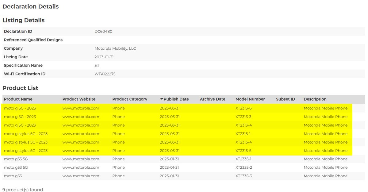 simransingh931's tweet image. 📌Moto G Stylus 5G (2023)
📌Moto G 5G (2023) 

✅Bluetooth SIG

Read More: thegoandroid.com/moto-g-stylus-…

#motog5g #motog #motogstylus #bluetoothsig