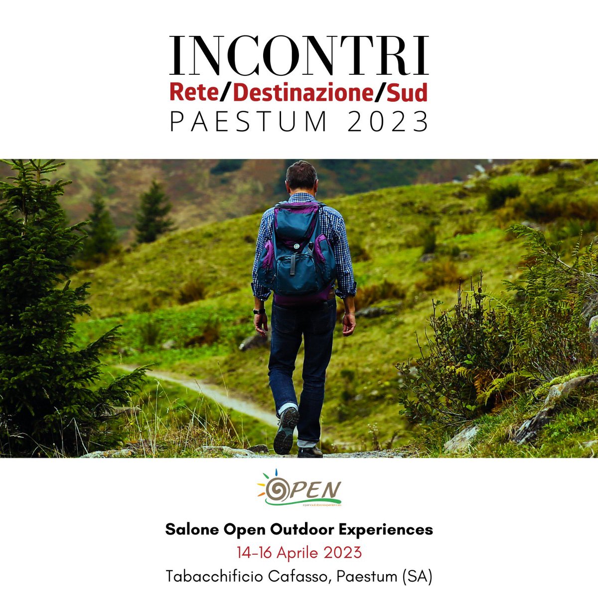 lurgi_m's tweet photo. Dopo “il FORUM: Turismo e Destinazioni” di Napoli vi invitiamo a “INCONTRI” a Paestum.

Dal 14 al 16 Aprile alla prima edizione del Salone “OPEN Outdoor Experiences” dedicato al Turismo all’Aria Aperta, ai Cammini, al Turismo Sportivo al Turismo Esperienziale
#ReteDestinazioneSud https://t.co/qPYedM0gJA