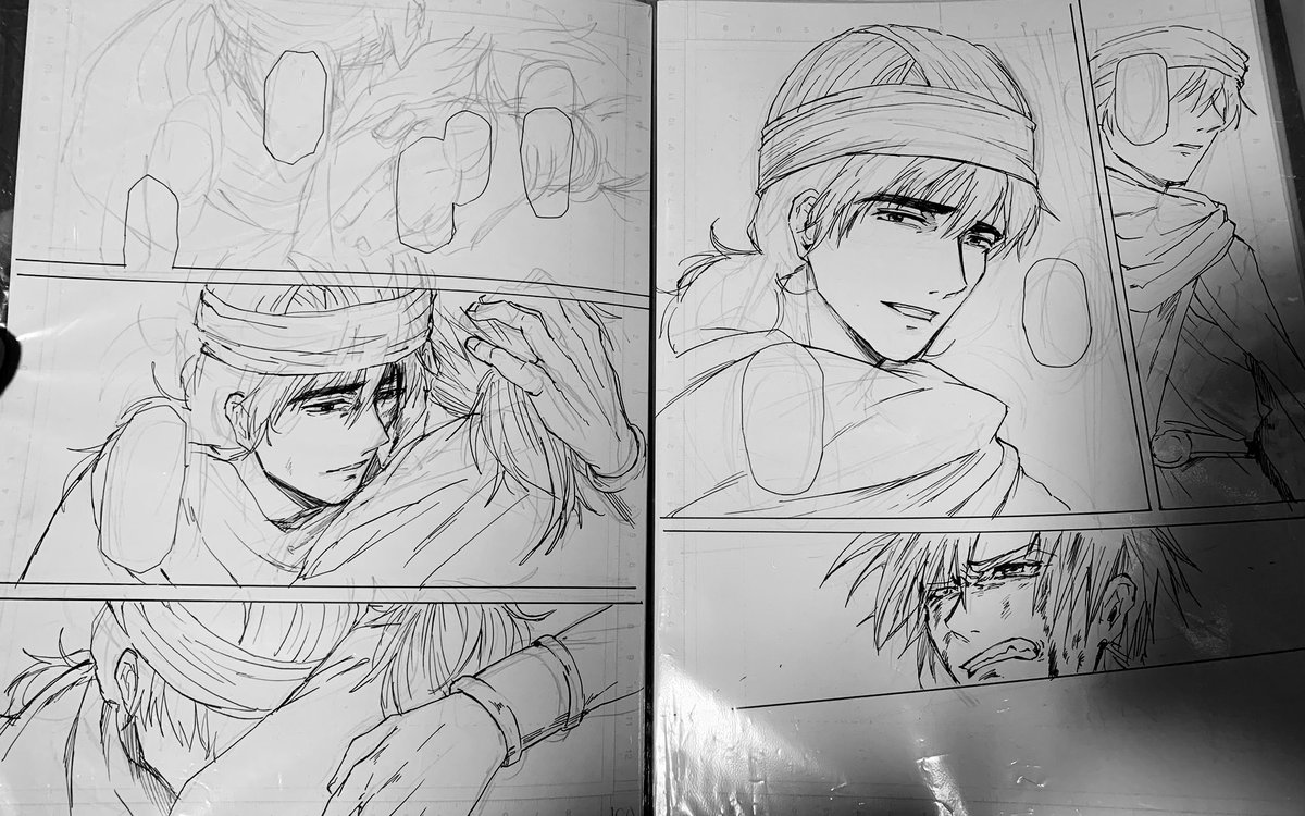一部ですが過去に描いたDQ5同人誌の原画も出てきました 懐かし… 