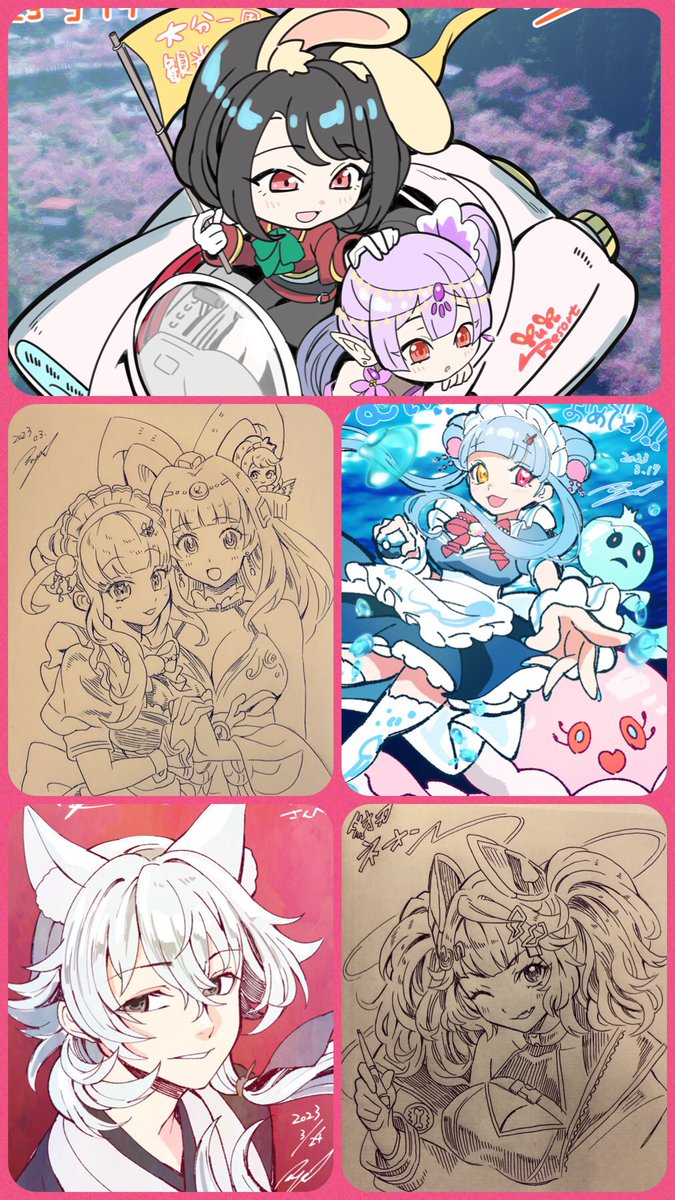 #今月描いた絵を晒そう
多分もれてるのある!!
お仕事も趣味もめちゃくちゃ描いた3月でした!! 