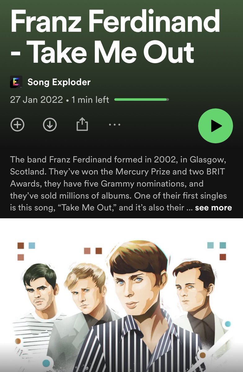 ciscabecker's tweet photo. I am obsessed with this podcast. Pertama kali liat show-nya di Netflix, baru sekarang dengerin format asli podkes di Spotify. Ini cuman bebrapa contoh eps favorit, tapi masih banyak yg lain.
Very recommended for music enthusiasts and even industry players
#songexploder https://t.co/bsivfn8rqE