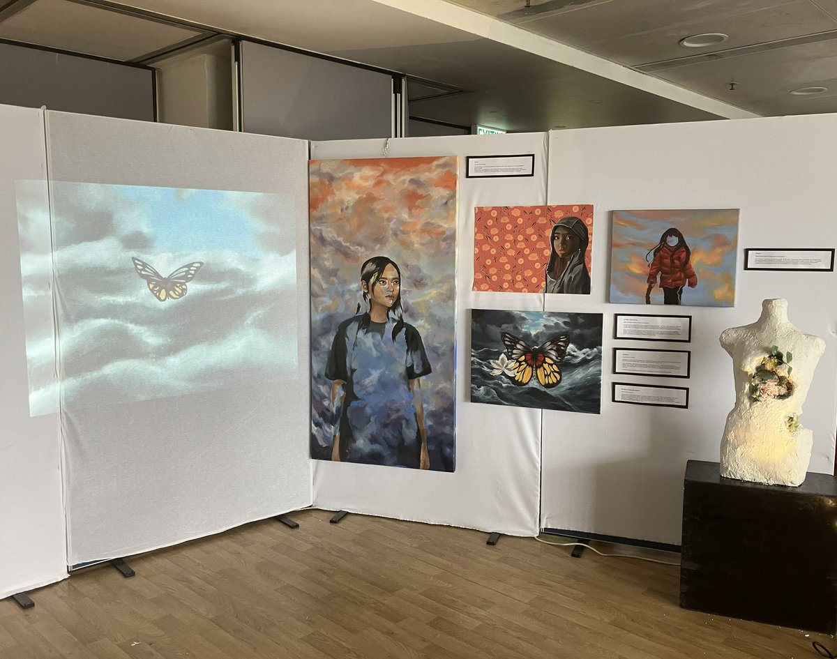 EmilyHillVAEd's tweet photo. The results of the IBDP Exhibition…. High quality and thought provoking pieces that has made me incredibly proud to be their educator! https://t.co/pu2UT9NewA