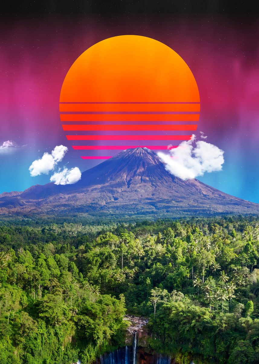 synthwave1950's tweet photo. 🌅Last art - "Synthwave sunset &amp; mountain. Africa"

— https://t.co/55hJp436RS
— https://t.co/3elJKU73qJ

💜 #synthwave #retrowave #vaporwave #space
#neonspace #cyberpunk #SynthwaveArt #sunset #EtsyStore #EtsyShop #EtsyArtist #DisplateShop #Displate
#SpaceArt #Kilimanjaro #sunset https://t.co/Vx5nsUNzYg