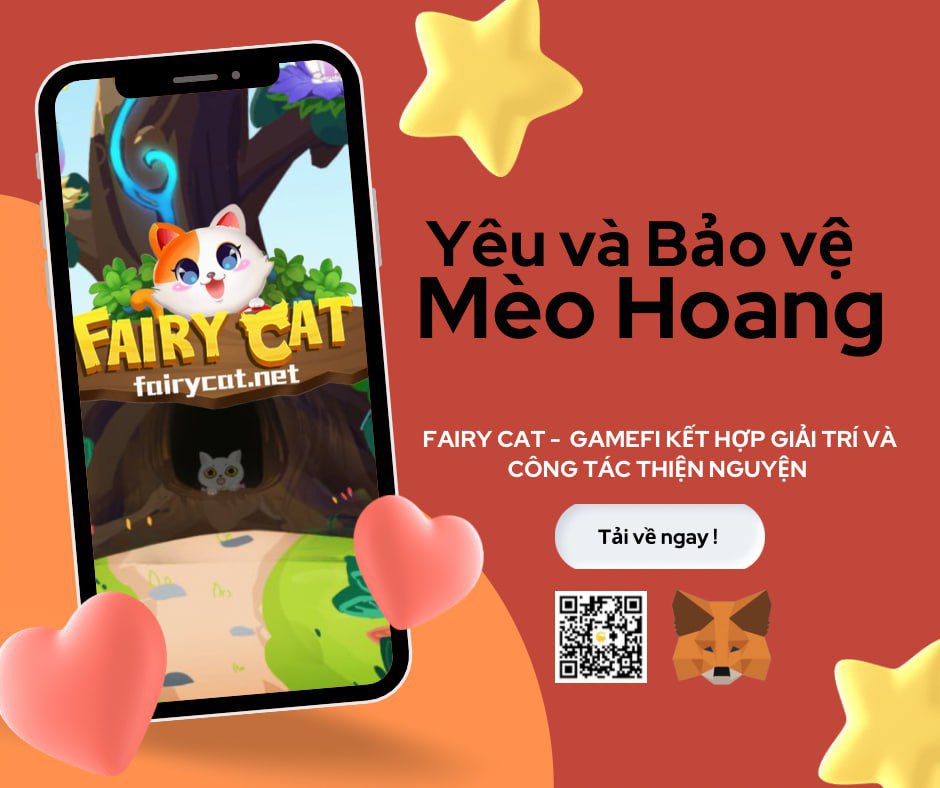 FCatVNchannel's tweet photo. Với Fairy Cat, bạn có thể tận hưởng sự kết hợp giữa chơi game và làm từ thiện. Khi tham gia trò chơi, bạn sẽ có cơ hội kiếm được mã thông báo trò chơi.
Mã mời: HycaV4
Website: https://t.co/aQx1RND2v6  #fairycat #gamefi #ntf #playtoearn #p2e #USDT #metamask https://t.co/hjSYVlS6bS