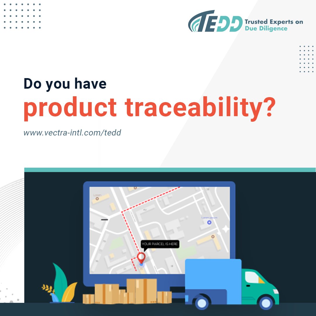 TeddContact's tweet photo. Need to ensure #responsible #sourcing and #supplychaintransparency? Our #producttraceability service has got you covered.

Reach out to us at https://t.co/vGFTE8Lxln. https://t.co/cnq8qzyiFq
