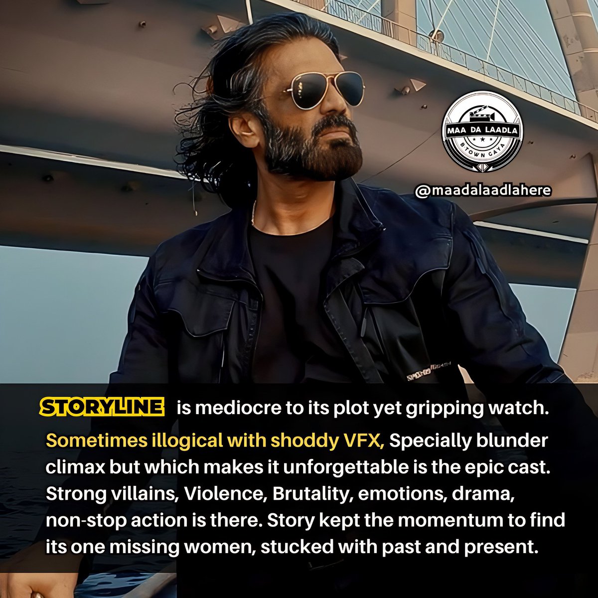 maadalaadlahere's tweet photo. #HunterReview: mediocre yet gripping watch! ππ₯
Rating: 6.5*/10 β
#SunielShetty #Hunter #HunterTootegaNahiTodega @SunielVShetty https://t.co/mHFZhvzQtC