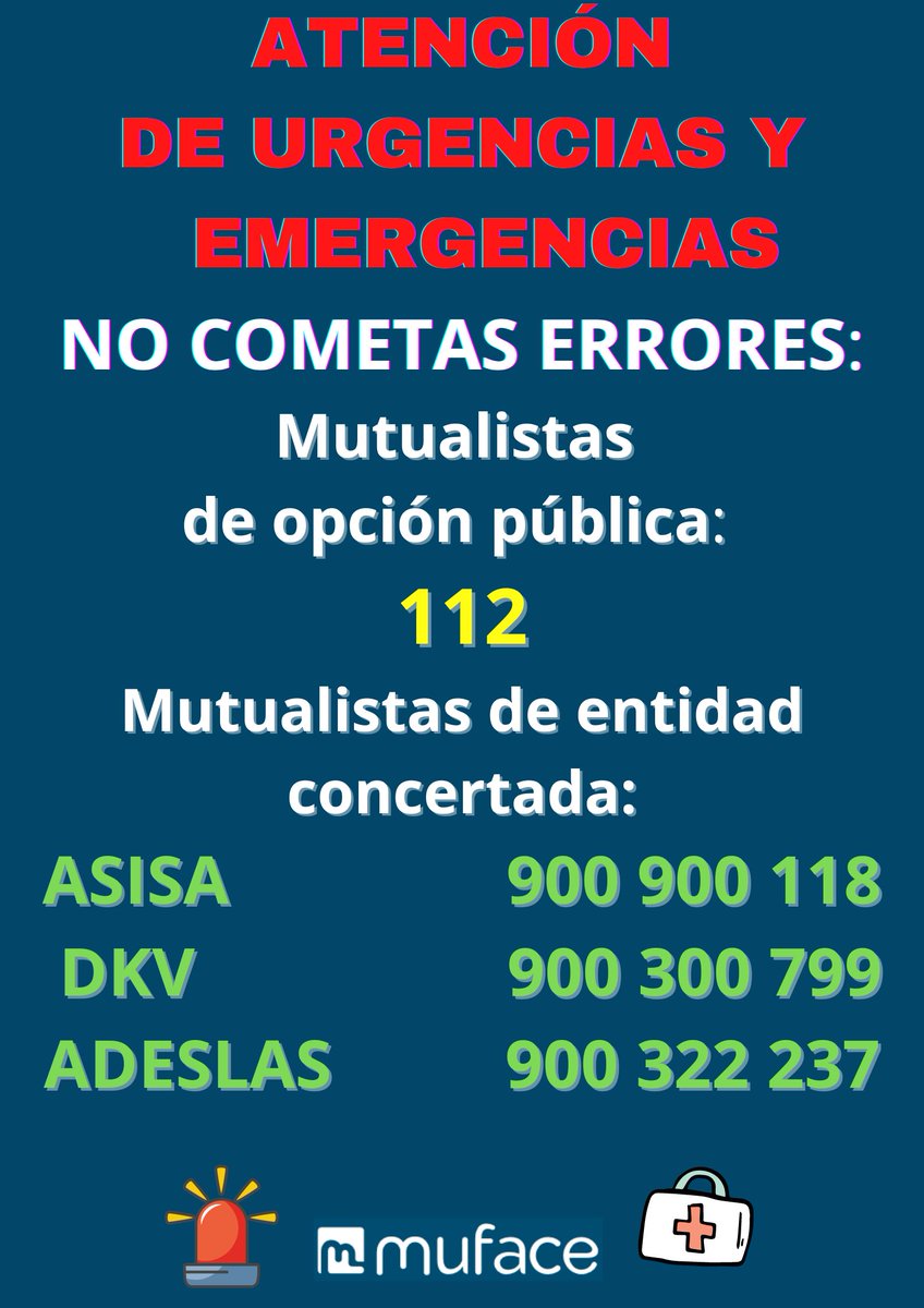 URGENCIAS MUTUALISTAS

Llega la Semana 👼 y con ella los desplazamientos 🏖️🏔️🏡

👨‍⚕️👩‍⚕️En caso de urgencia o emergencia relativa a salud..
🧑‍⚖️RECUERDA las normas de acceso
👓Lee nuestra guía
💰Evitarás disgustos
<a href="/AsisaSalud/">ASISA</a> <a href="/ClientesAdeslas/">Adeslas Atención al Cliente</a> <a href="/DKVSeguros/">DKV Salud (ES)</a>