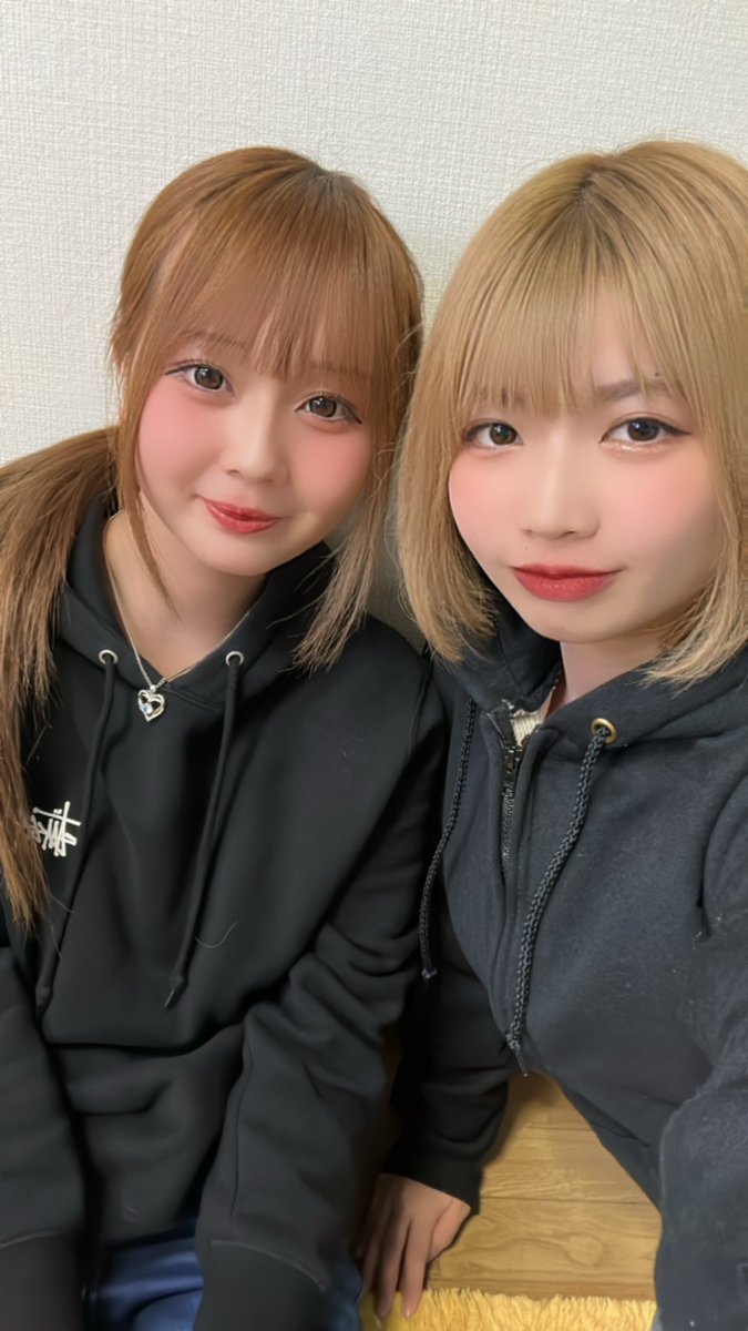 あかねんと💙💚 ちょっと早いけどみんな1週間お疲れ様だよ