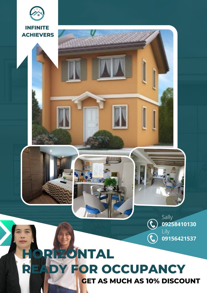 Camellaagent20's tweet image. Camella Ready For Occupancy Units here in NCR Philippines 
#camella  #readyforoccupancy