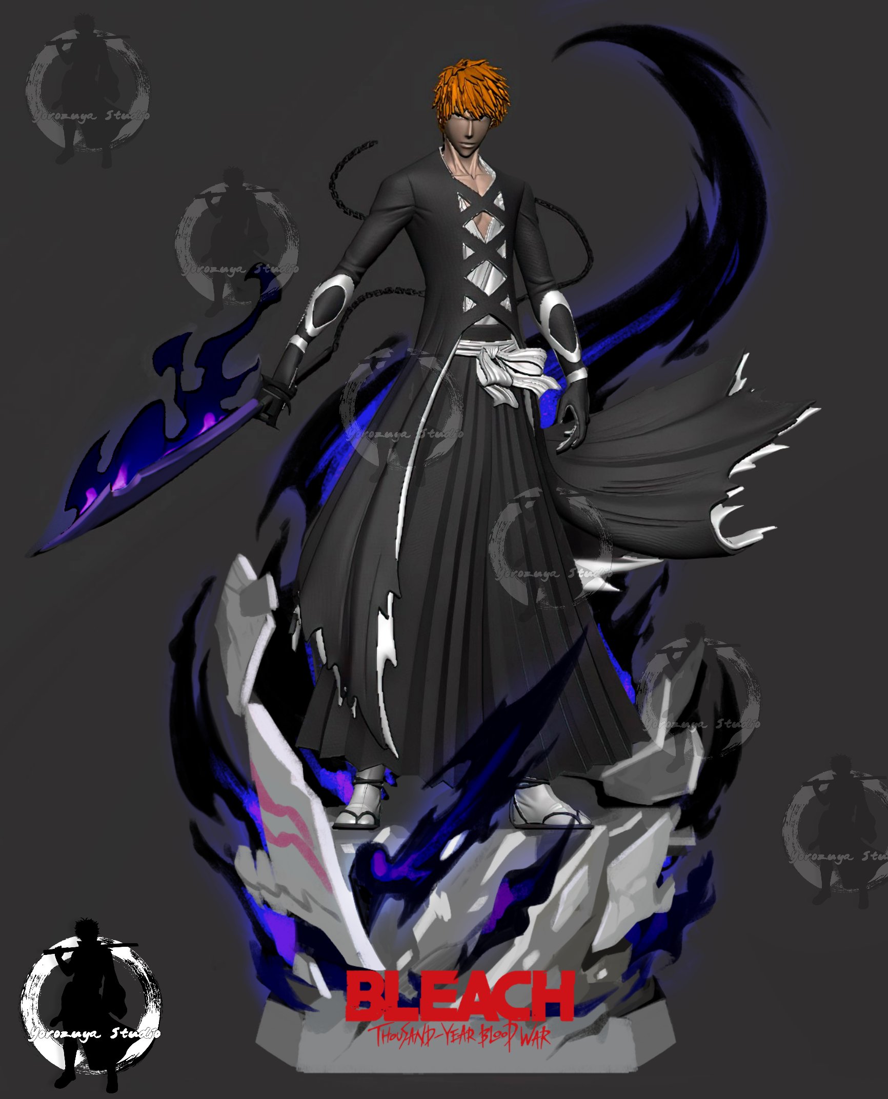 Bleach - Ichigo Bankai by AlexRO-PS on Newgrounds