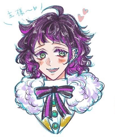 モココちゃんとの絵チャでくん初めて描きました 