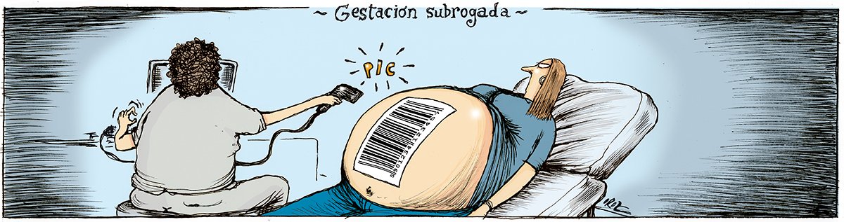 #GestaciónSubrogada #vientresdealquiler 
La tira de ayer.
latiradeoroz.es