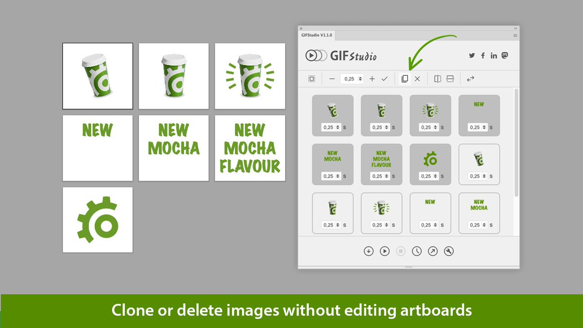 ozalto's tweet photo. March 2023 is currently one of the highest rank in terms of sales for #GIFStudio. Amazing results for this @InDesign  &amp; @Illustrator  extension that let you create, setup, preview and export #animated #GIF without leaving the app! https://t.co/pfVQssFx50 https://t.co/GhlH8PV3XY
