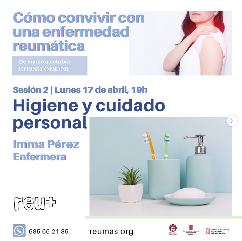 inpacientes's tweet photo. Día 17 abril CURS COM CONVIURE AMB UNA MALALTIA REUMÁTICA online @reu_mas. Ésta y otras #Convocatorias de #Asociaciones de #pacientes de #Artritis en https://t.co/3BuAp6bNRr https://t.co/HafEQJskeH