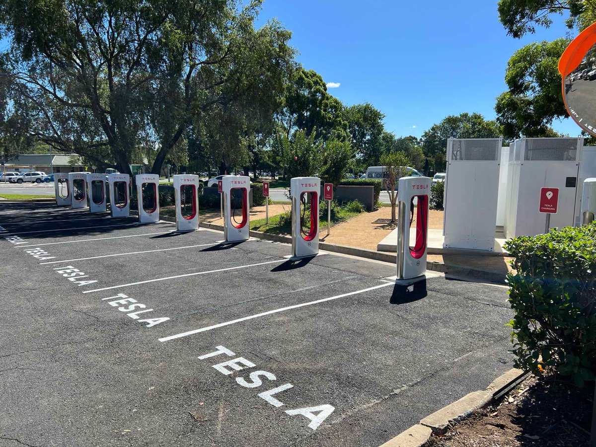 Tesla Charging on Twitter "New Tesla Supercharger Campbelltown, NSW
