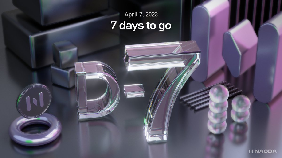 It's official - NAODA will be launching on April 7! Join us for a whole new world of gamefi. #NAODA #gamefi #web3