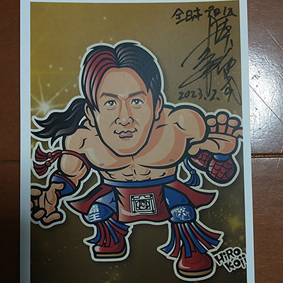 hiro_lab's tweet photo. @NFT_kit はい！元気です！プロレス観てますよ！
観に行ってます。
NFTレスラーと同じポーズで
リアルなレスラーも描いてます🥰
コツコツとNFTの価値をあげようと
水面下で動いてます😅 https://t.co/oUf5reM0yC