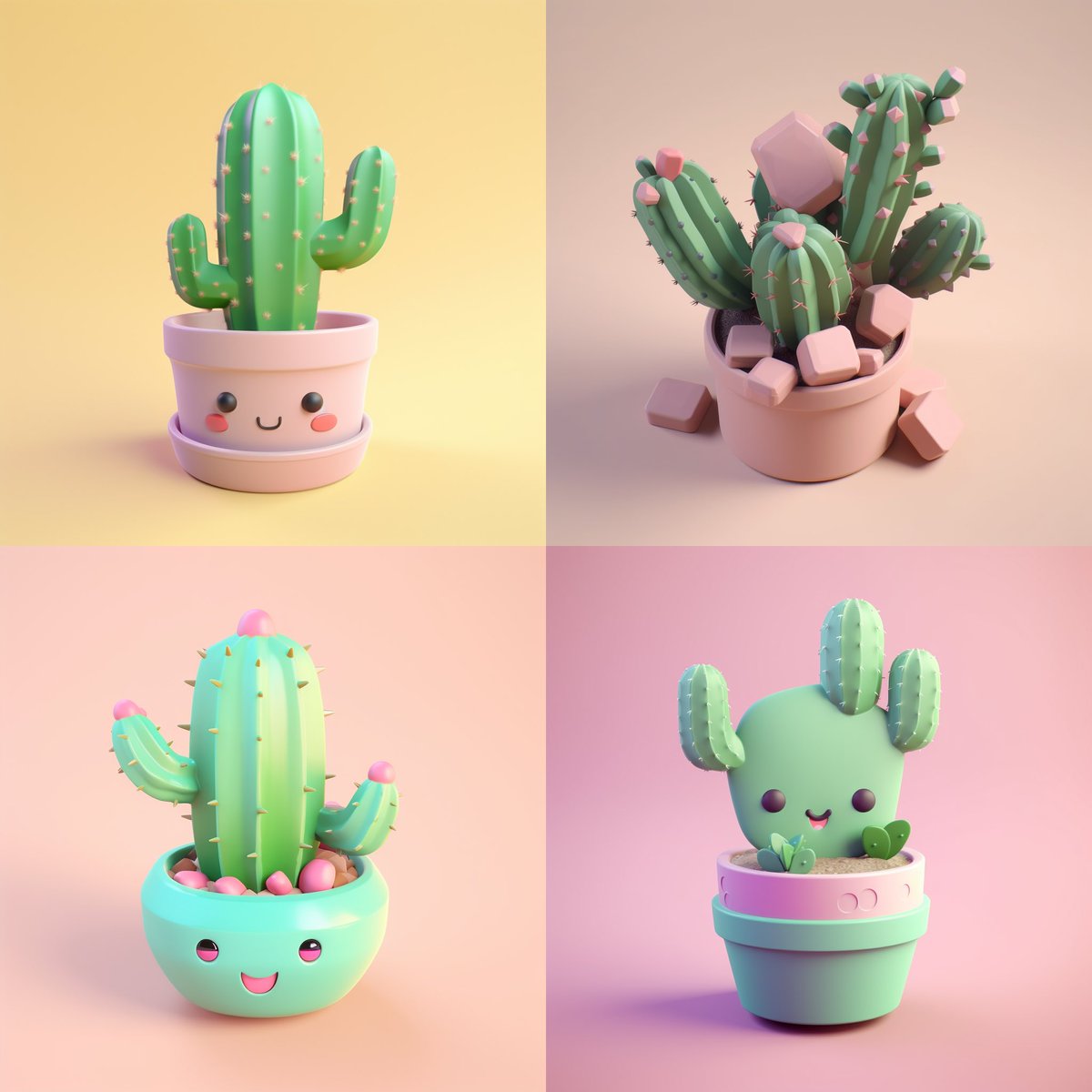 GraphicGarage3's tweet photo. Cute isometric emoji style characters #ai #midjourney https://t.co/fvANs0bGSp