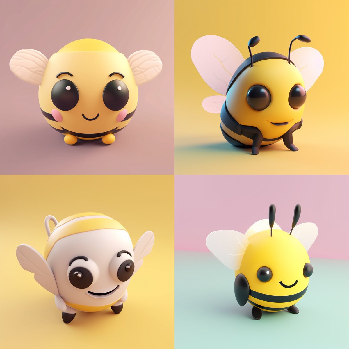 GraphicGarage3's tweet photo. Cute isometric emoji style characters #ai #midjourney https://t.co/fvANs0bGSp