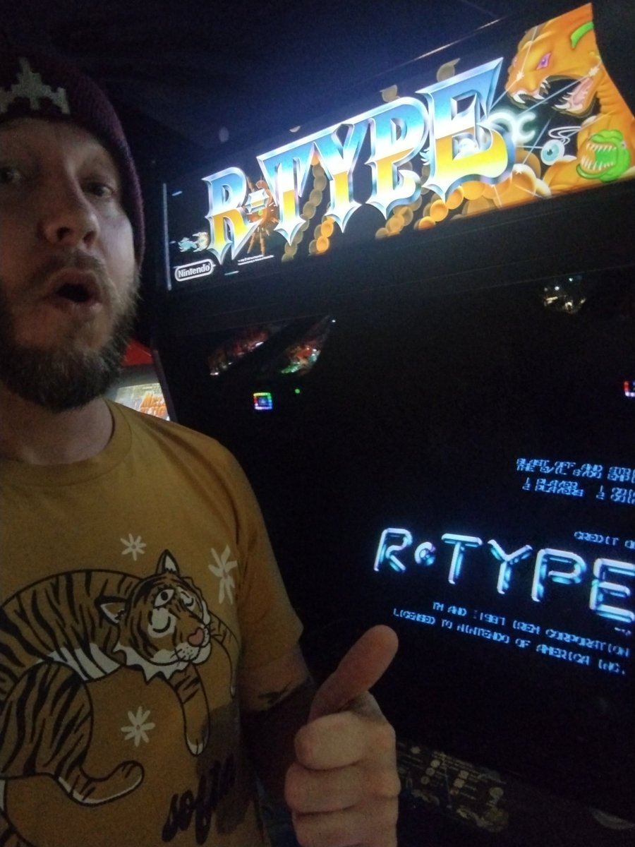 mappyman's tweet photo. Another R-Type cabinet appeared in my favorite arcade @GroundKontrol ! Took the leaderboard, but couldn't clench Stage 4. Thanks @AntstreamArcade for all the training! https://t.co/XYSf1edkFu