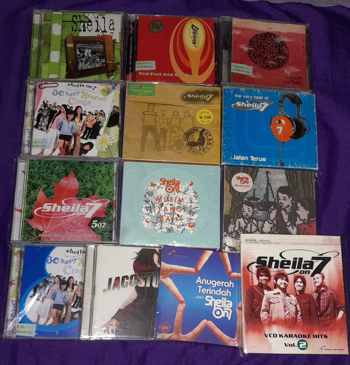 manmusic_store's tweet photo. dijual cd sepaket band2 indonesia 
mulai dari sheila on 7, peterpan / noah band, Padi band, Nidji.
kondisi masih bagus. minat boleh komen or wa 089698553552 😉

#cdmusik #cdaudio #koleksicdmusik #kolektorcdmusik #rilisanfisik #sheilaon7 #peterpanband #noahband #padiband #nidji https://t.co/m3tsEngZ81