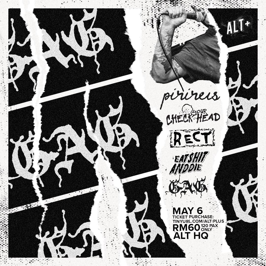 CHECK YOUR HEAD (@checkyourheadmy) on Twitter photo Another show in May! Get ready for Gag in KL, massive credit to <a href="/alternateplus/">alternateplus</a> . Tix limited to 120 pax only ☝🏼 Another show in May! Get ready for Gag in KL, massive credit to <a href="/alternateplus/">alternateplus</a> . Tix limited to 120 pax only ☝🏼