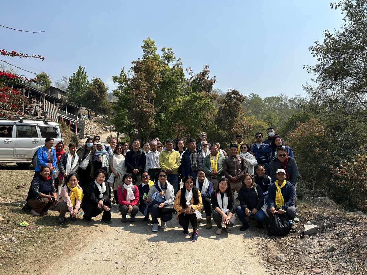 stellasglobe's tweet photo. Yesterday was great! We visited #Shivapuri National Park and hiked to #Dhap dam. We also interacted with park officials, local communities and engineers. Thank you all for the information and learning. #fieldtrip #EJNTOT #environment #ecology @earthjournalism https://t.co/OdeFYAc5Sm