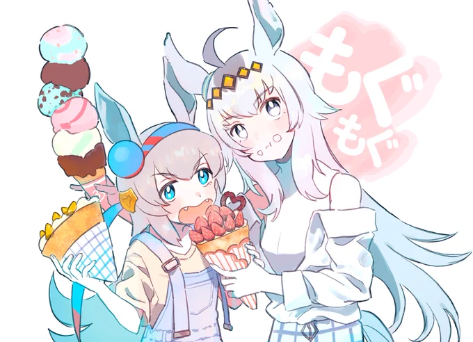 春オグタマ#ウマ娘 #オグリキャップ #タマモクロス 