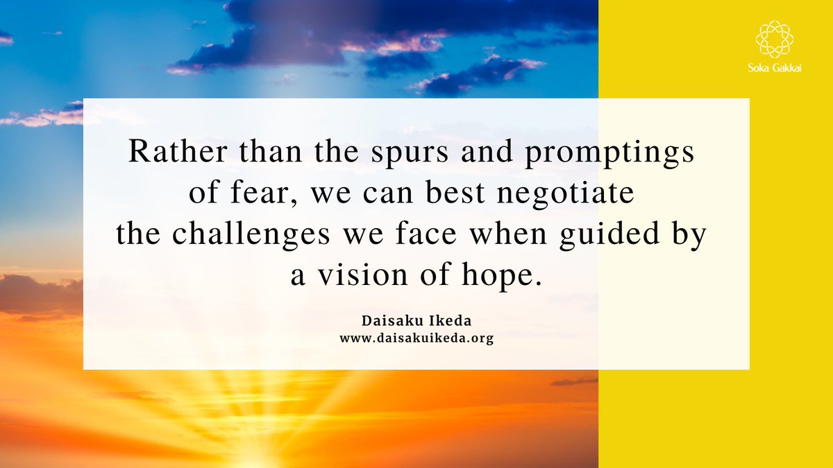 👍#FridayMotivation : Inspirational quotes from Daisaku Ikeda's official  Twitter handle @daisakuikeda_of, image size:1200x675