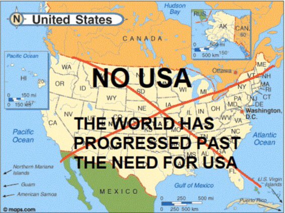 WolfJointPagan's tweet photo. The nightmare is finally over! America is GONE! 🎉🎊🏴🏴🏴🏴🏴🏴 https://t.co/x9EQFQ4iNg