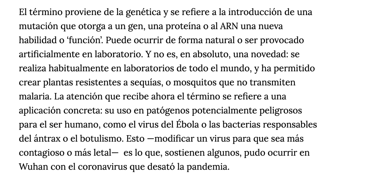 SPimiento's tweet photo. @RepLloydDoggett @RepCuellar @RepCasar Para quienes hablan español, un poco de contexto sobre porqué "ganancia de función" es una pésima idea, tratándose de virus: https://t.co/dfXHLCCM8b https://t.co/iZftjehqcr