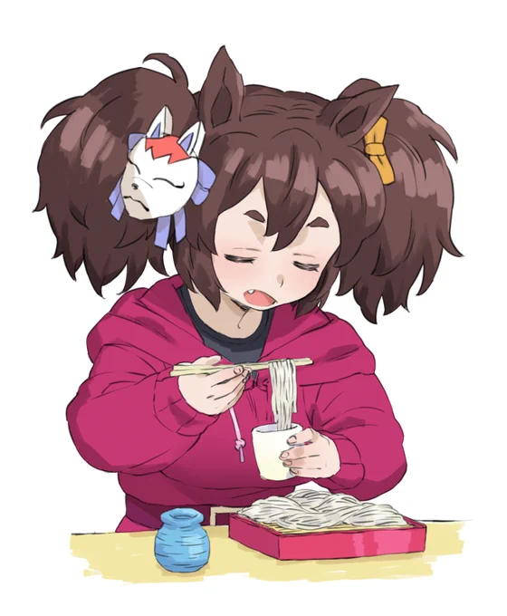 蕎麦 #ウマ娘 #イナリワン 