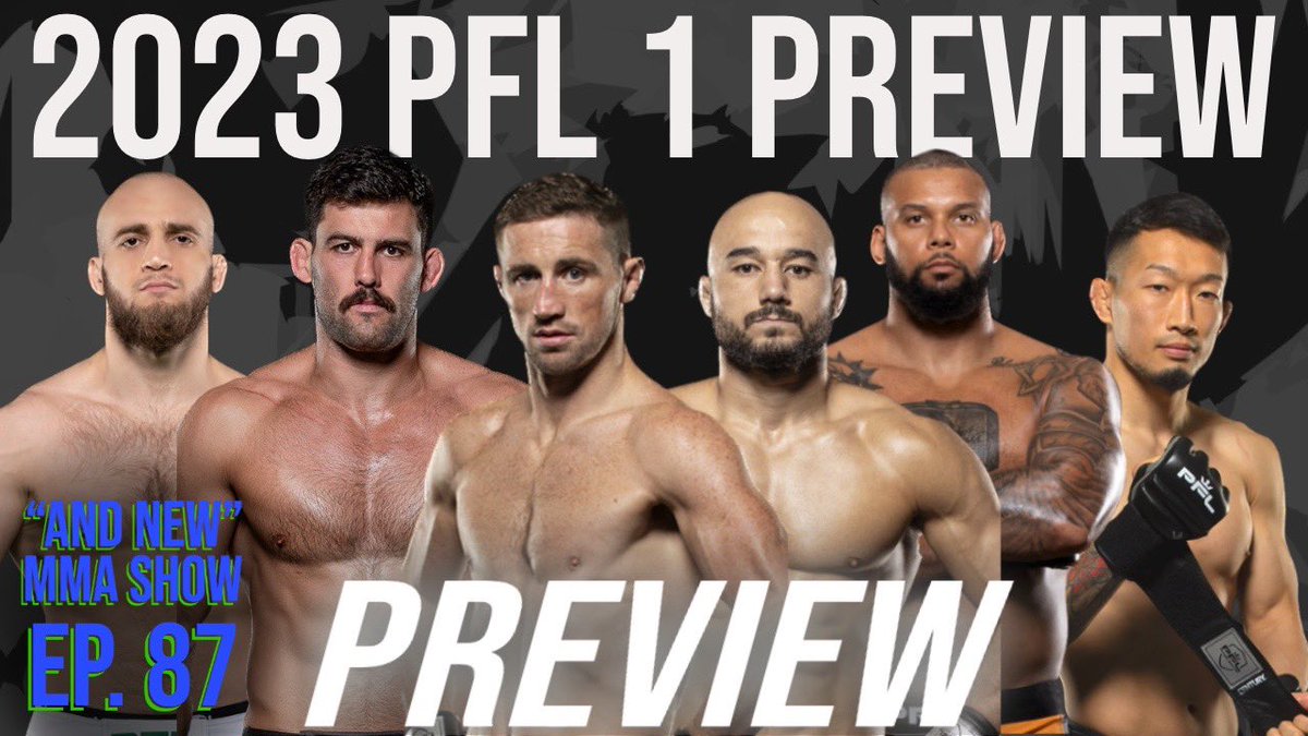 andNEW_mmashow's tweet photo. NEW EP. LIVE. Join us as we discuss &amp; recap UFC FN Vera vs Sandhagen, and look forward to weekend for Bellator 293 and the kickoff of the 2023 PFL Season. Plus, rankings update, headlines and more! CHECK IT OUT. #ANDNEW 

https://t.co/mw3mCmApzF https://t.co/RyYIYwnCvi