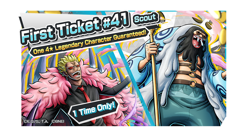 ONE PIECE Bounty Rush on X: First Tickets Now on Sale This ticket